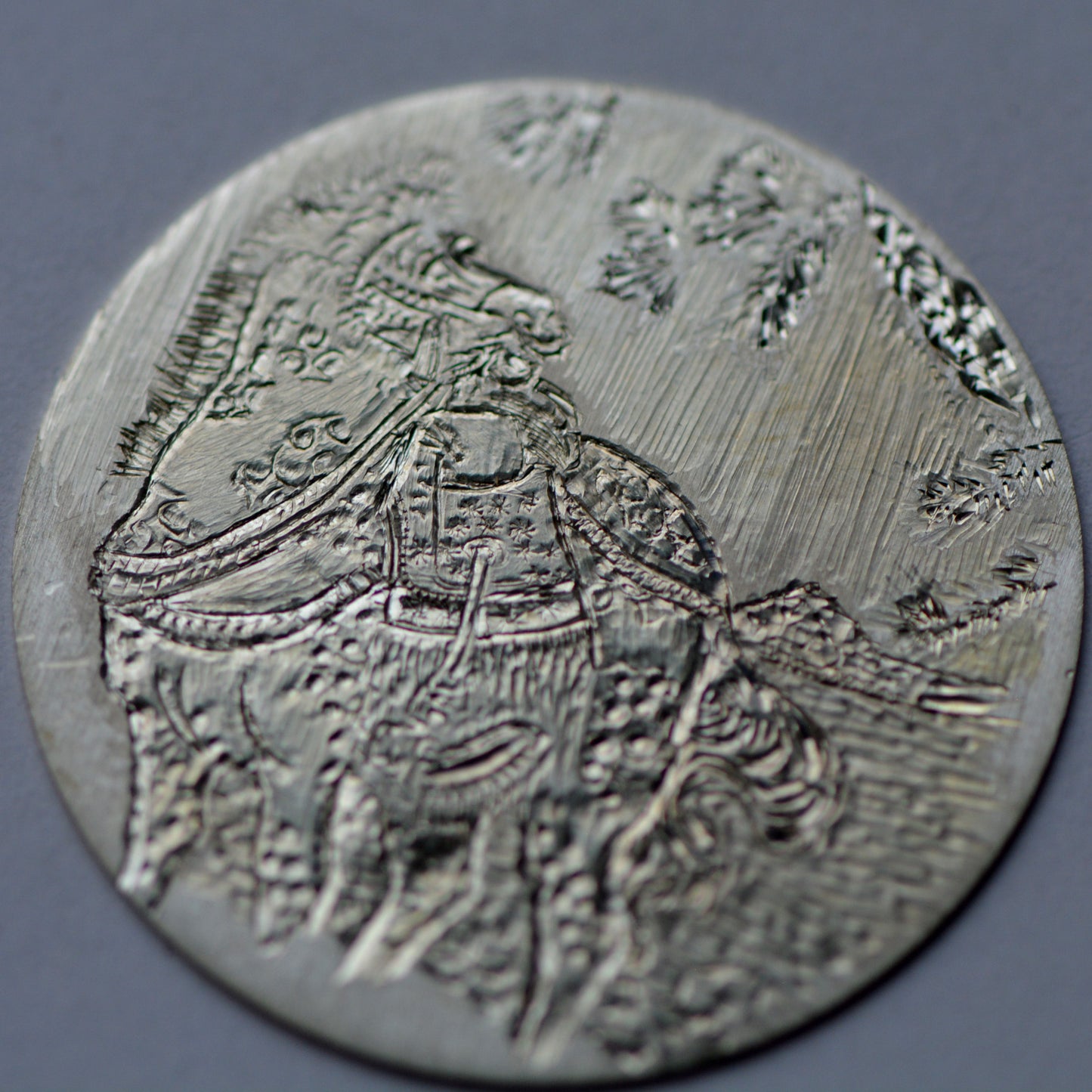 Kuniyoshi. Horse under the Wind