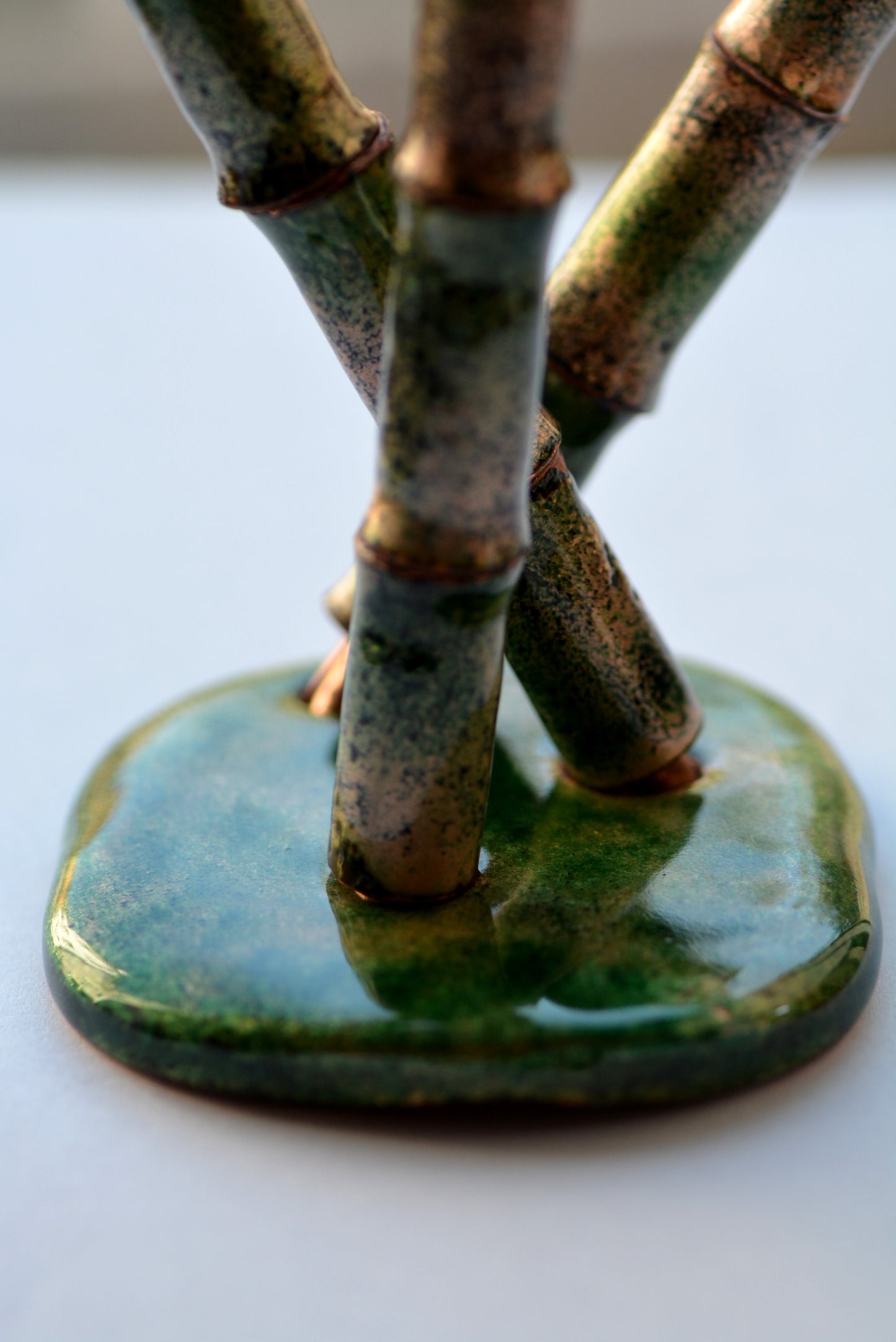 Portafiore Singolo Bamboo da Tavolo