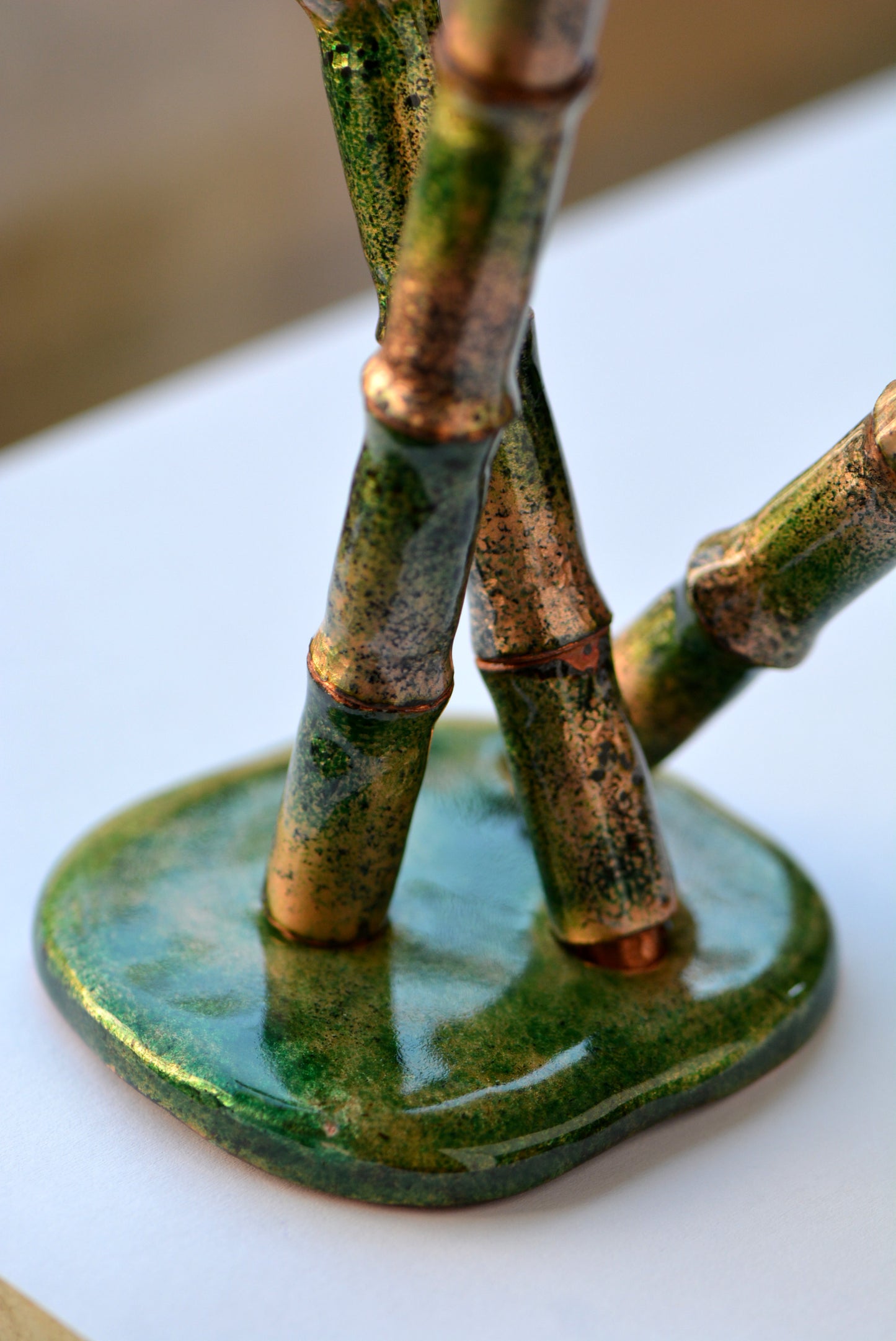 Portafiore Singolo Bamboo da Tavolo