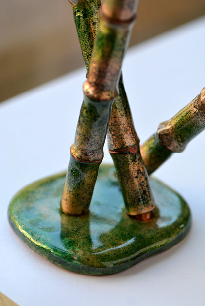 Portafiore Singolo Bamboo da Tavolo