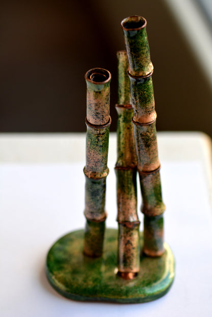 Portafiore Singolo Bamboo da Tavolo